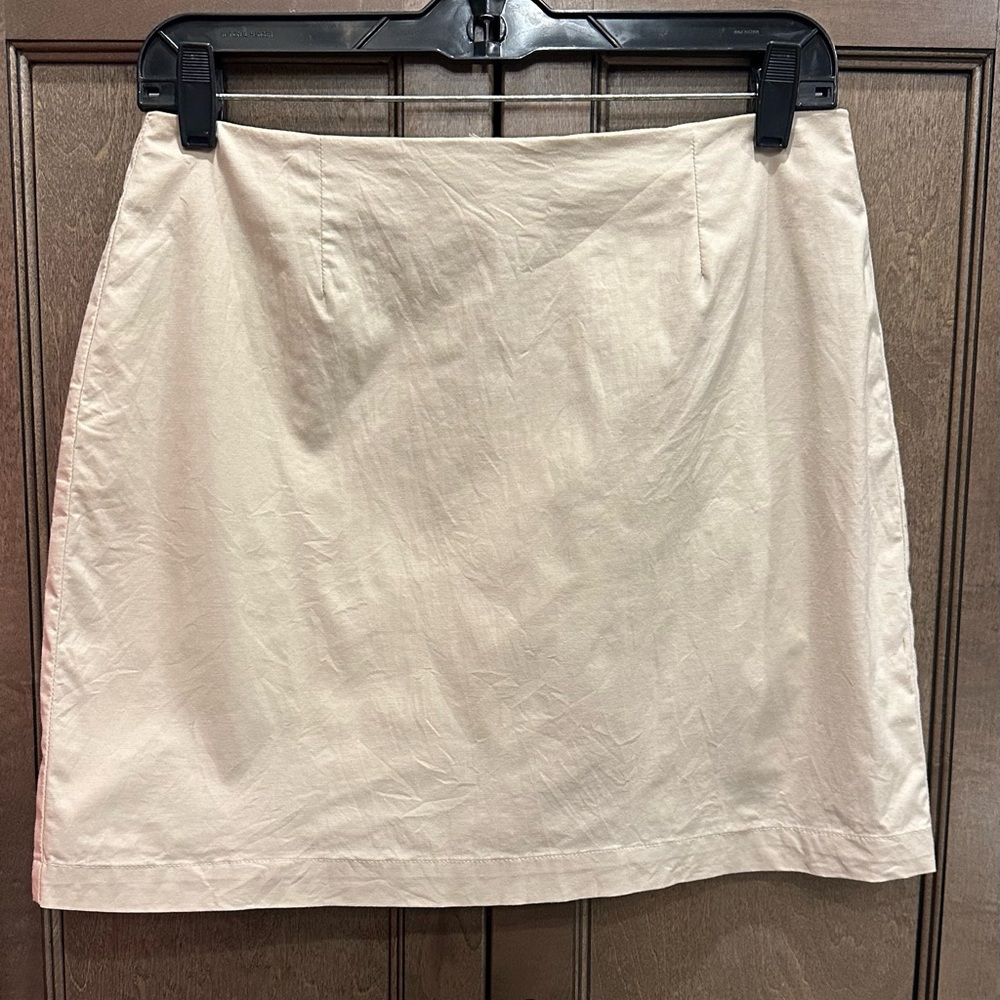 GAP Stretch Cream Mini Skirt Size 6